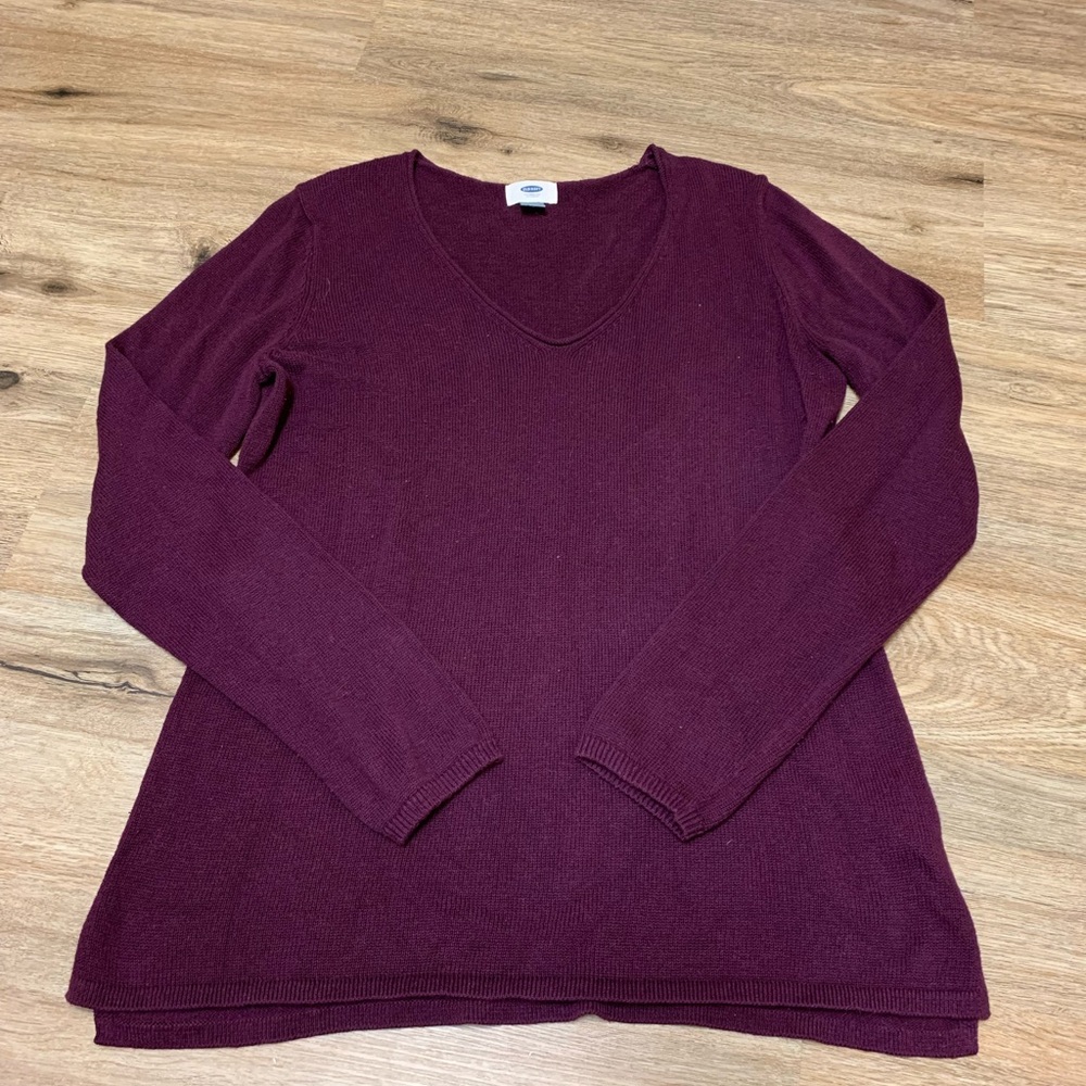 Old Navy Women Purple Sweater Size Large